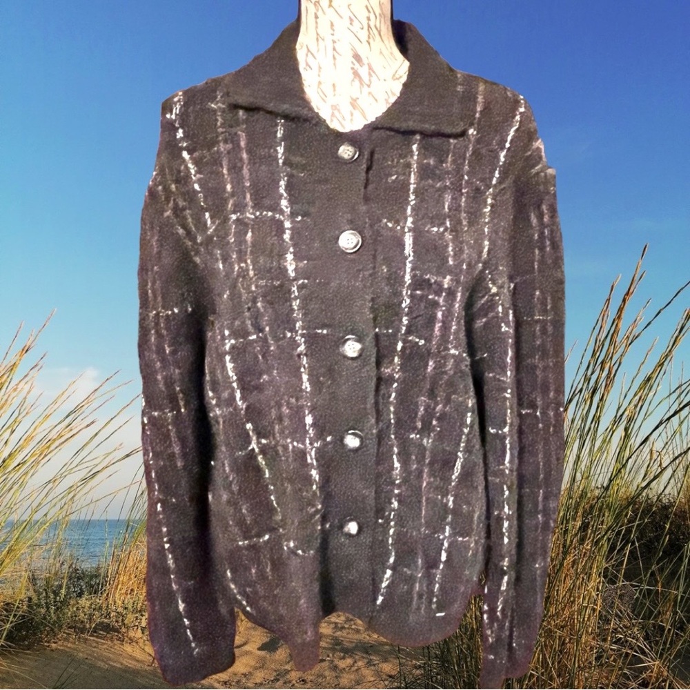 Pendleton Wool Blend Grandpa Cardigan Women’s Sweater Size L